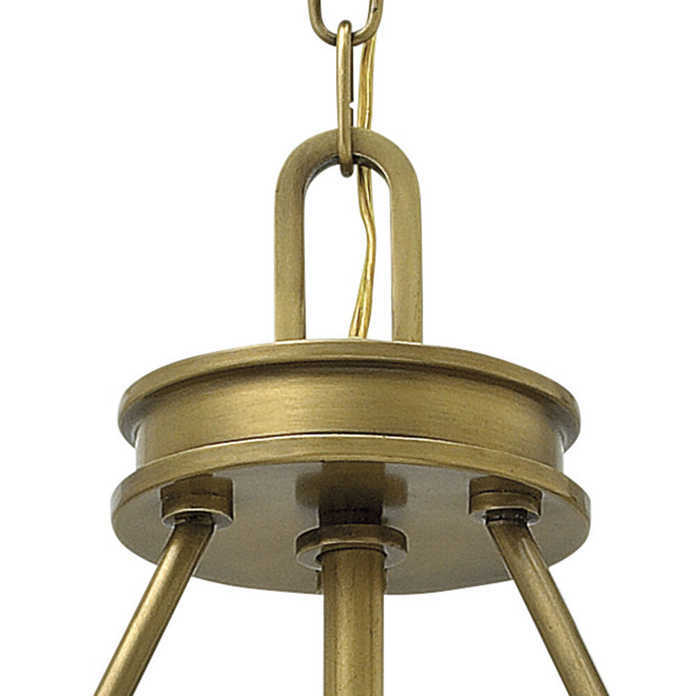 Collier 4 Light 21.5 inch Heritage Brass Indoor Foyer Pendant Ceiling Light