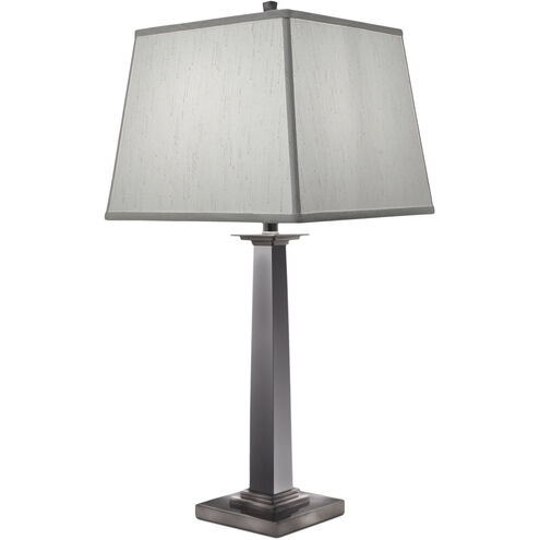 Ellie 33 inch 150.00 watt Black Nickel Table Lamp Portable Light, Square