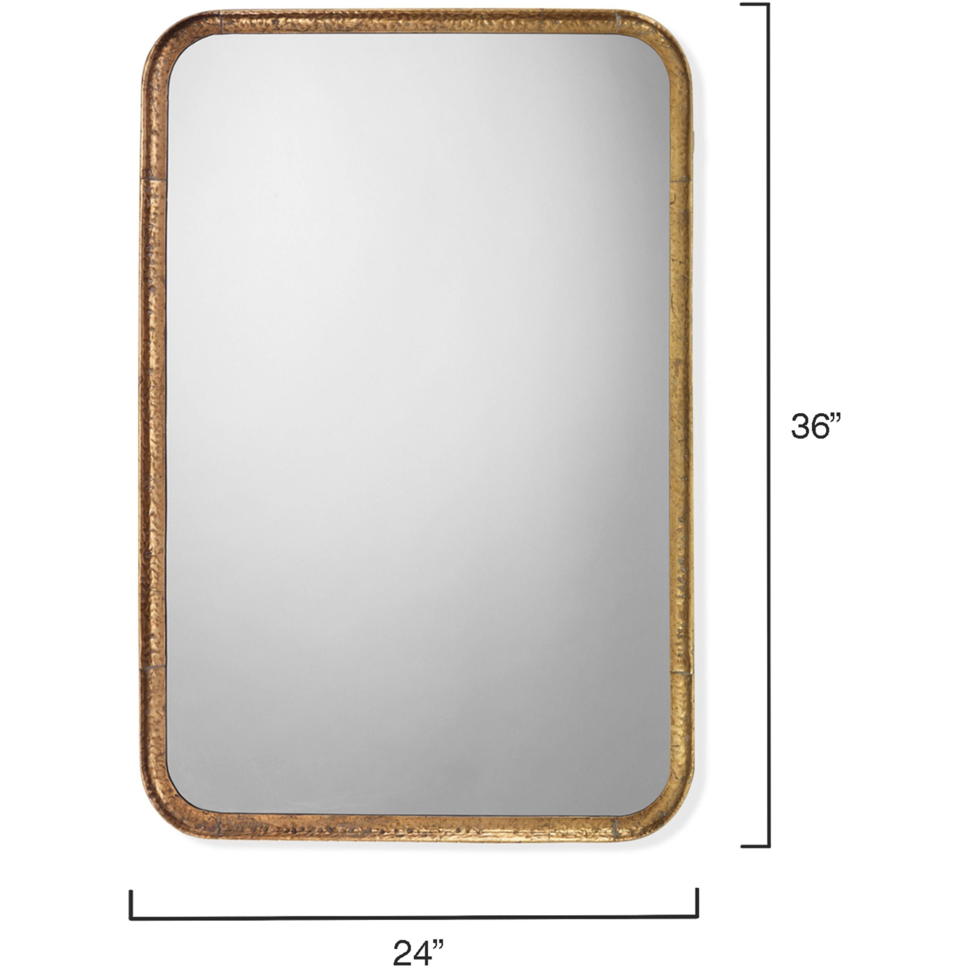 Principle 36 X 24 inch Gold Leaf Vanity Mirror
