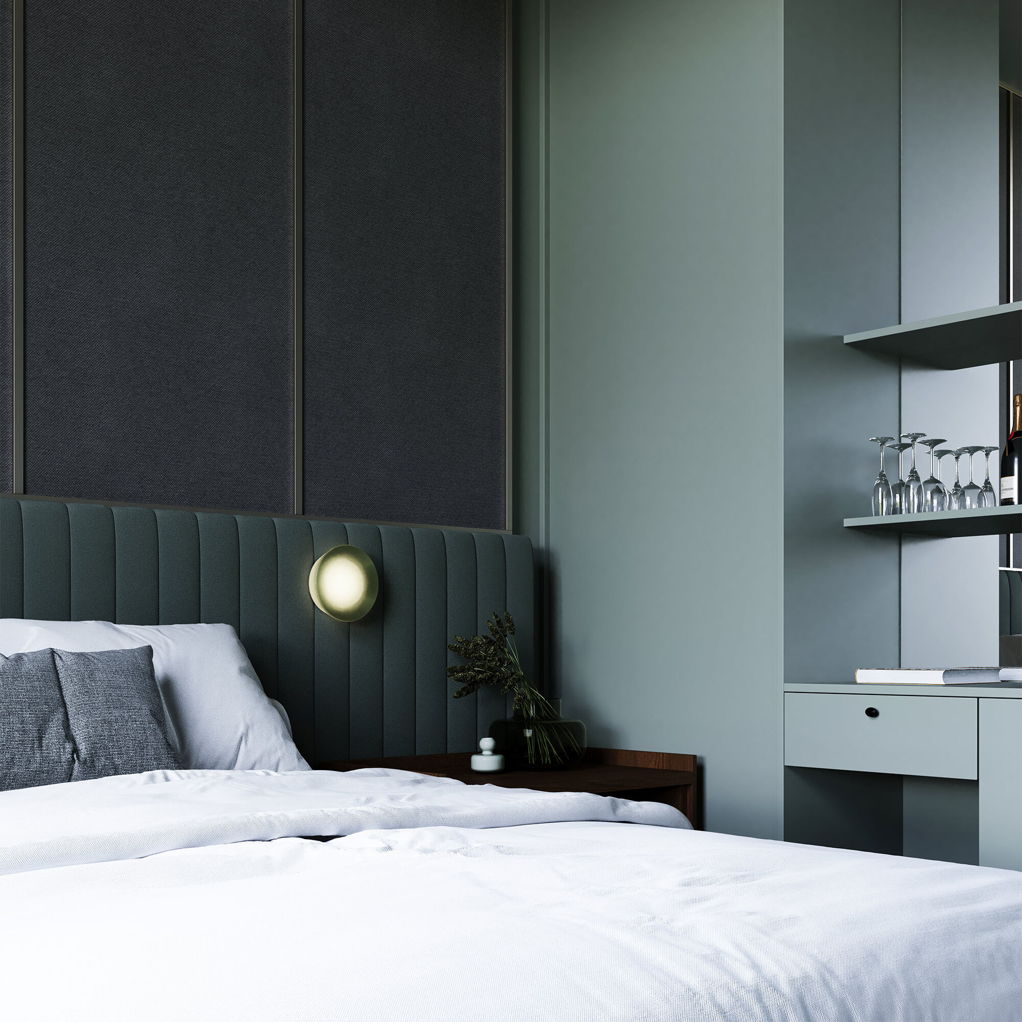 Mist 1 Light 6.5 inch Moss ADA Wall Sconce Wall Light