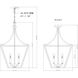 Montalcino 4 Light 18 inch Rubbed Brass Chandelier Ceiling Light