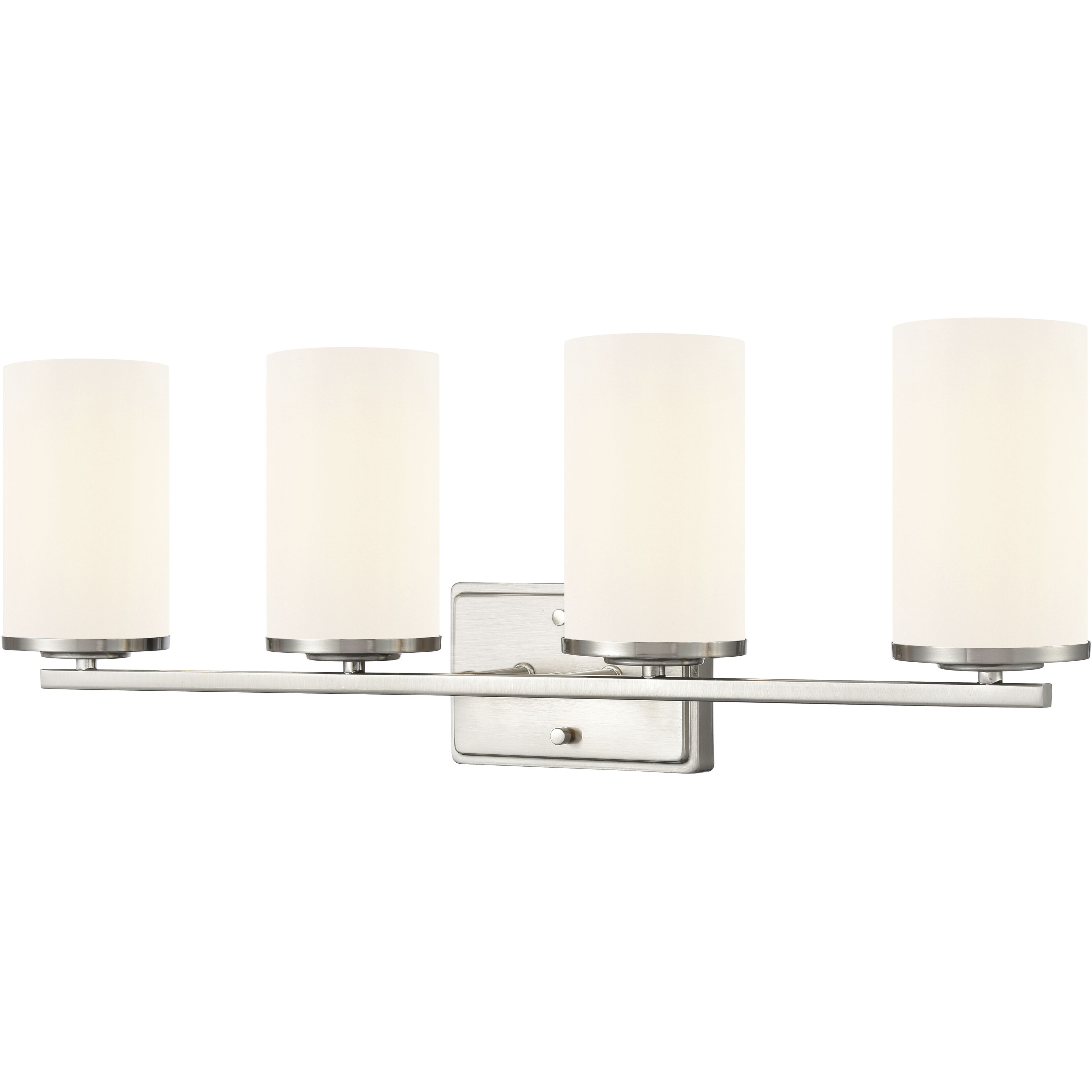 Verlana 4 Light 27.75 inch Brushed Nickel Bathroom Vanity Light Wall Light