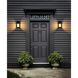Peter 1 Light 11 inch Black Outdoor Wall Sconce