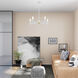 Copenhagen 5 Light 25 inch White Chandelier Ceiling Light