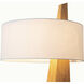 Obelisk 63 inch 9 watt Natural Ash Floor Lamp Portable Light