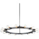 Marquis 14 Light 40 inch Silver Black Chandelier Ceiling Light