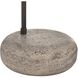 Calder 79.5 inch 100 watt English Bronze and Travertine Floor Lamp Portable Light