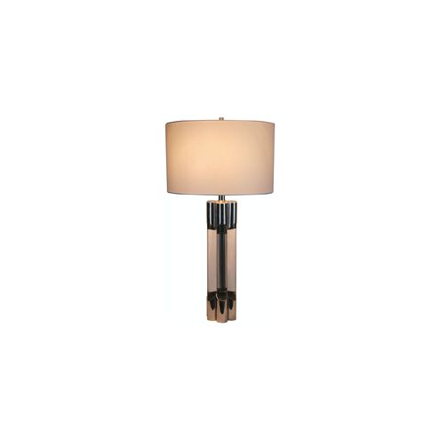 Canada 31 inch 100.00 watt Polished Nickel Table Lamp Portable Light