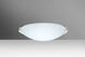 Trio 12 1 Light 12 inch Polished Nickel Flush Mount Ceiling Light in Incandescent, White Glass