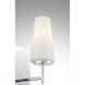 Transitional 1 Light 4.75 inch Chrome Wall Sconce Wall Light