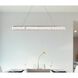 Monroe 1 Light 38 inch Gold Linear Pendant Ceiling Light