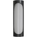Swale LED 22 inch Black Outdoor Wall Sconce, Small