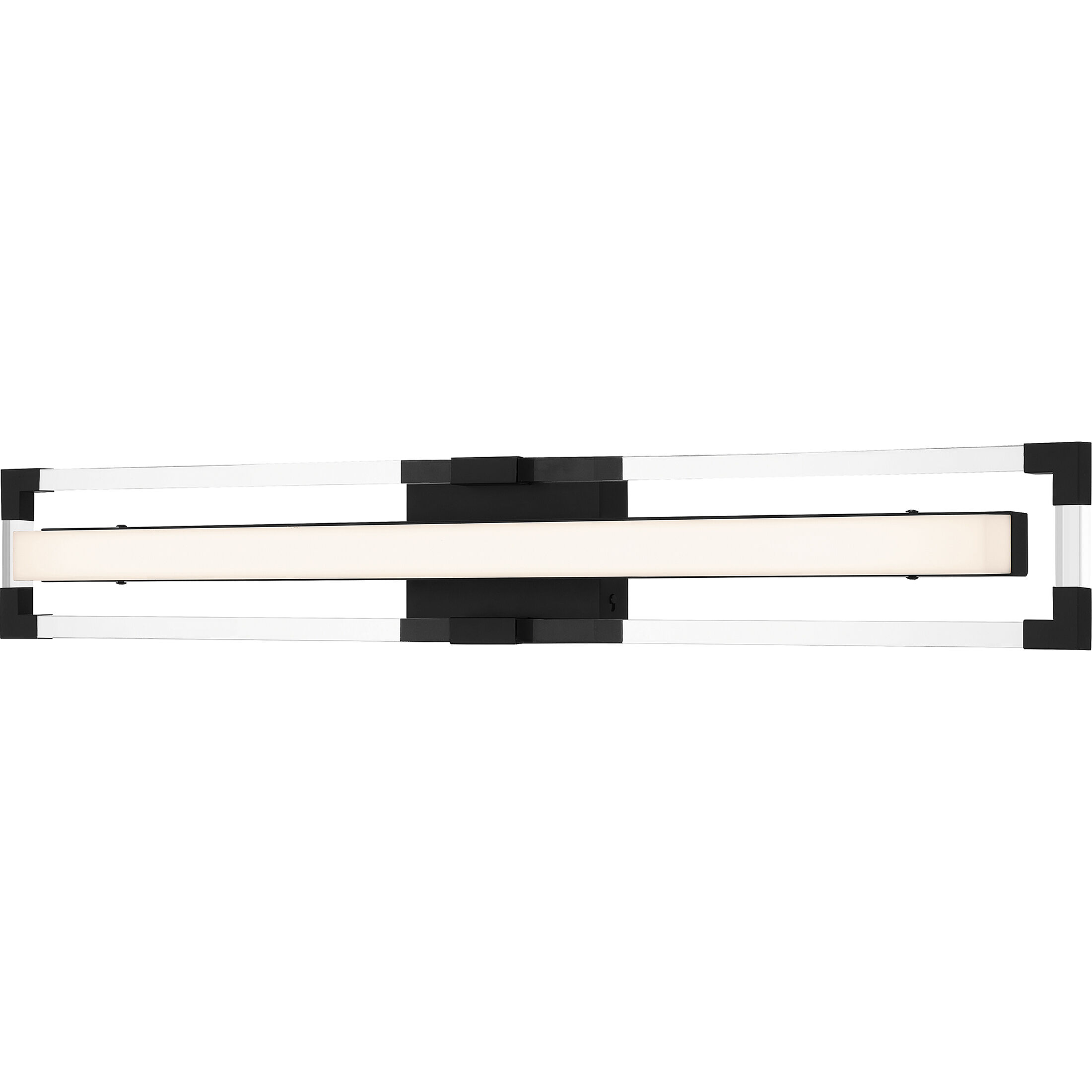 Elias LED 32 inch Matte Black Bath Light Wall Light, Large