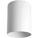 Cylinder LED 5 inch White Outdoor Flush Mount Cylinder in LED Lamping, Progress LED