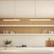 Vesper Linear Pendant Ceiling Light in Brushed Gold