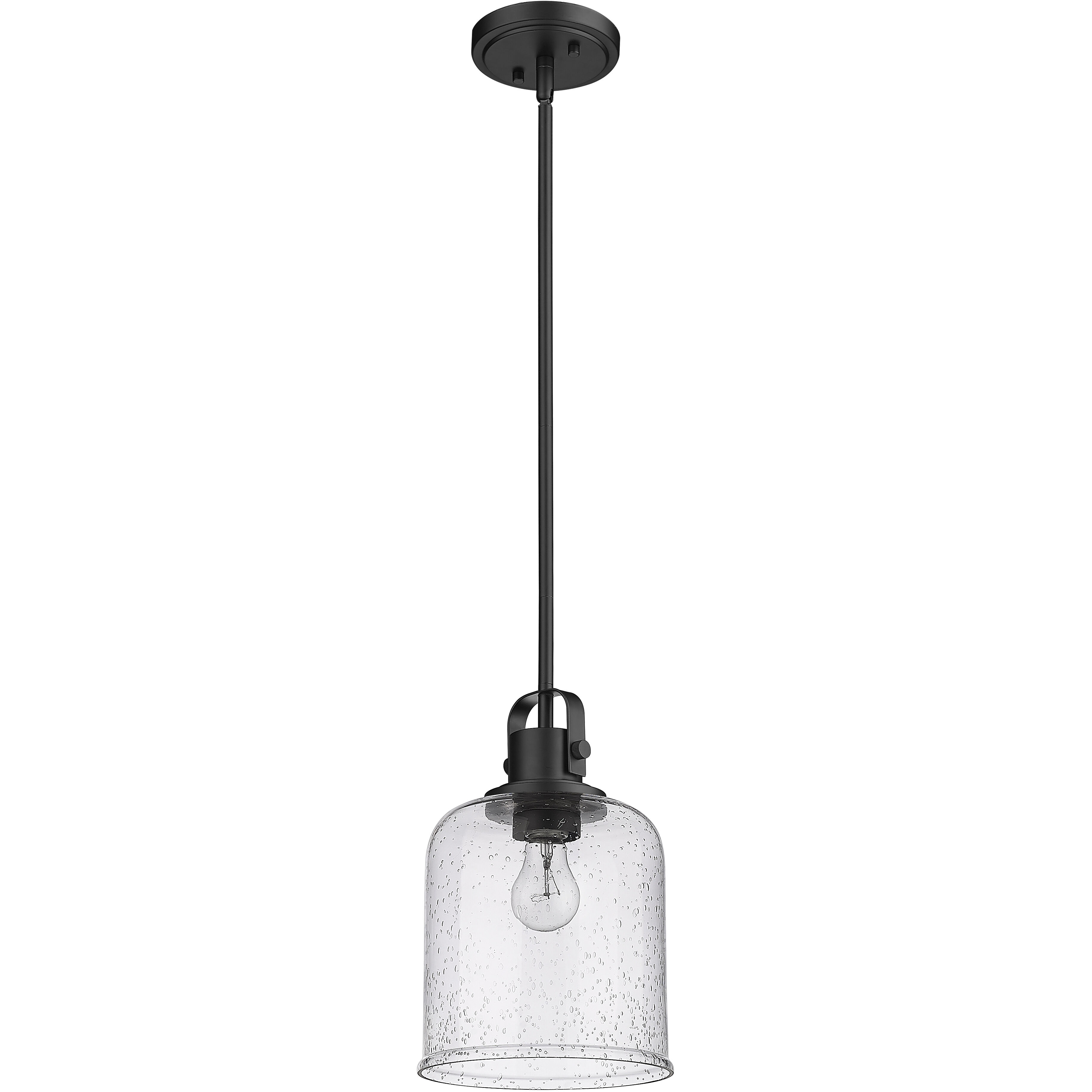 Kinsley 1 Light 8 inch Matte Black Pendant Ceiling Light
