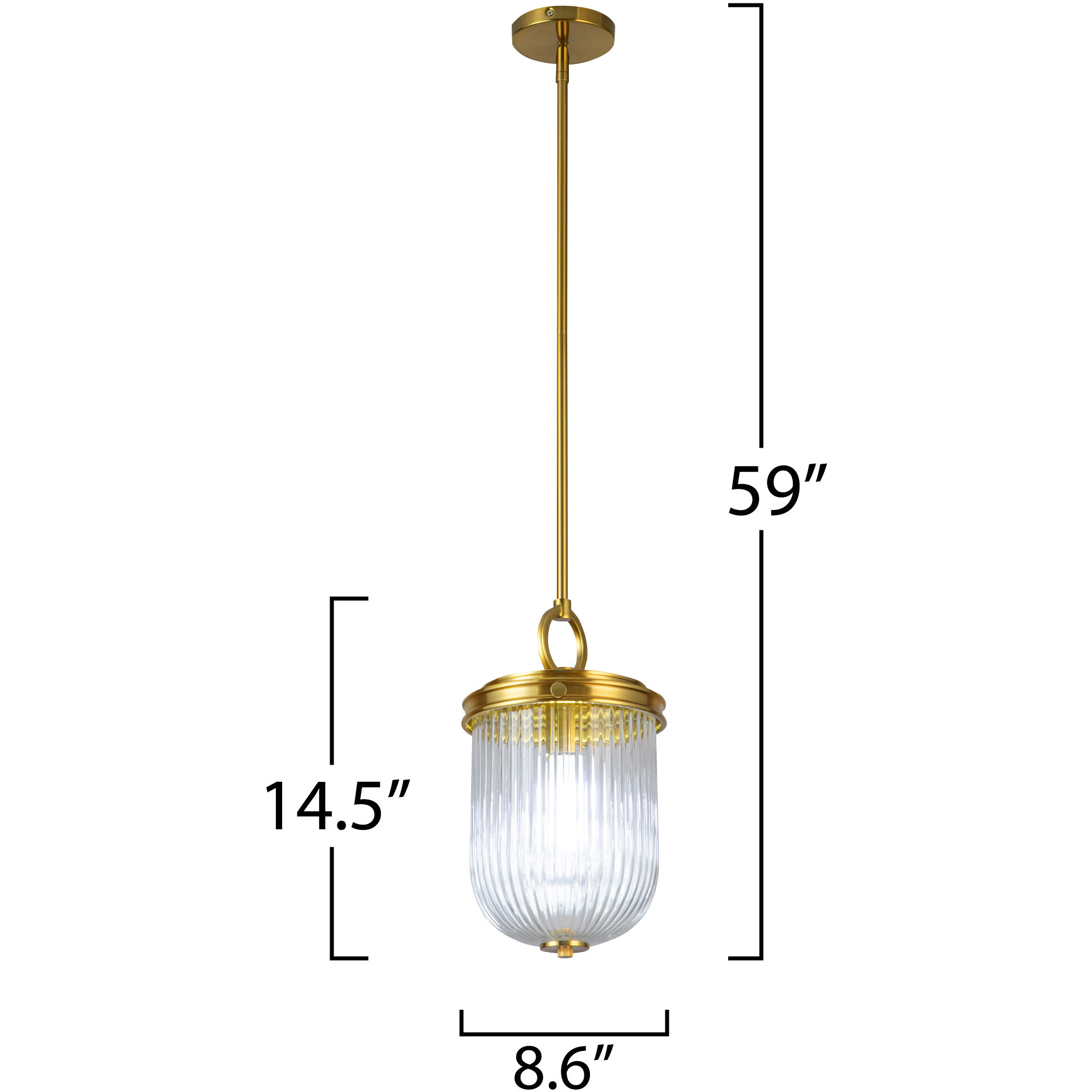Myla 1 Light 8.6 inch Vintage Brass Pendant Ceiling Light
