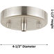 Arcadia Salina 1 Light 5.75 inch Brushed Satin Nickel Mini Pendant Ceiling Light