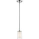 Willow 1 Light 6 inch Chrome Pendant Ceiling Light