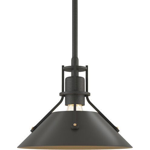 Henry 1 Light 9.2 inch Natural Iron and Dark Smoke Mini Pendant Ceiling Light in Natural Iron/Dark Smoke