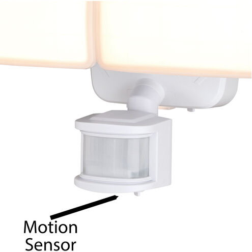 Merill LED 7.25 inch White Outdoor Security