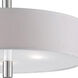 Cordova 3 Light 18 inch Chrome Pendant Ceiling Light