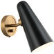 Blink 1 Light 5 inch Black Wall Sconce Wall Light