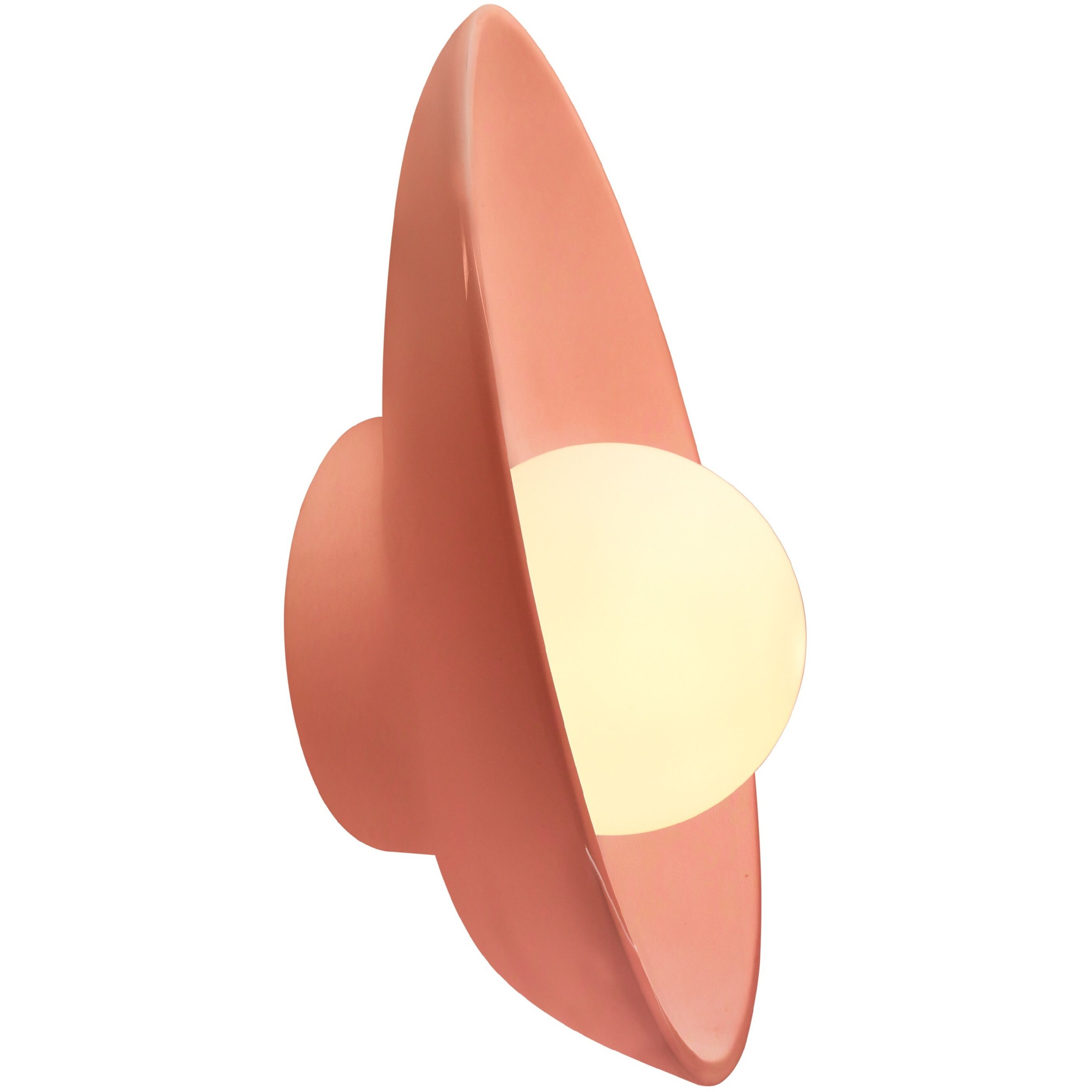 Ambiance LED 7.5 inch Gloss Blush Wall Sconce Wall Light