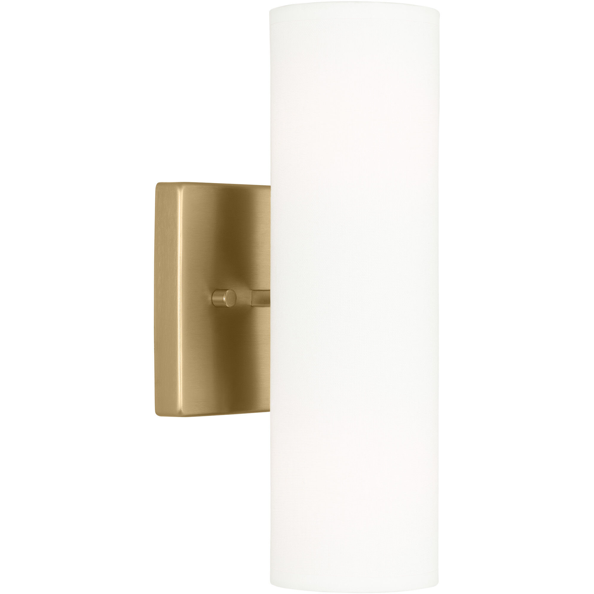 Drew & Jonathan Capalino 2 Light 5 inch Satin Brass Sconce Wall Light