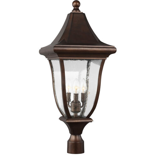 Sean Lavin Oakmont 3 Light 29.25 inch Patina Bronze Outdoor Post Lantern