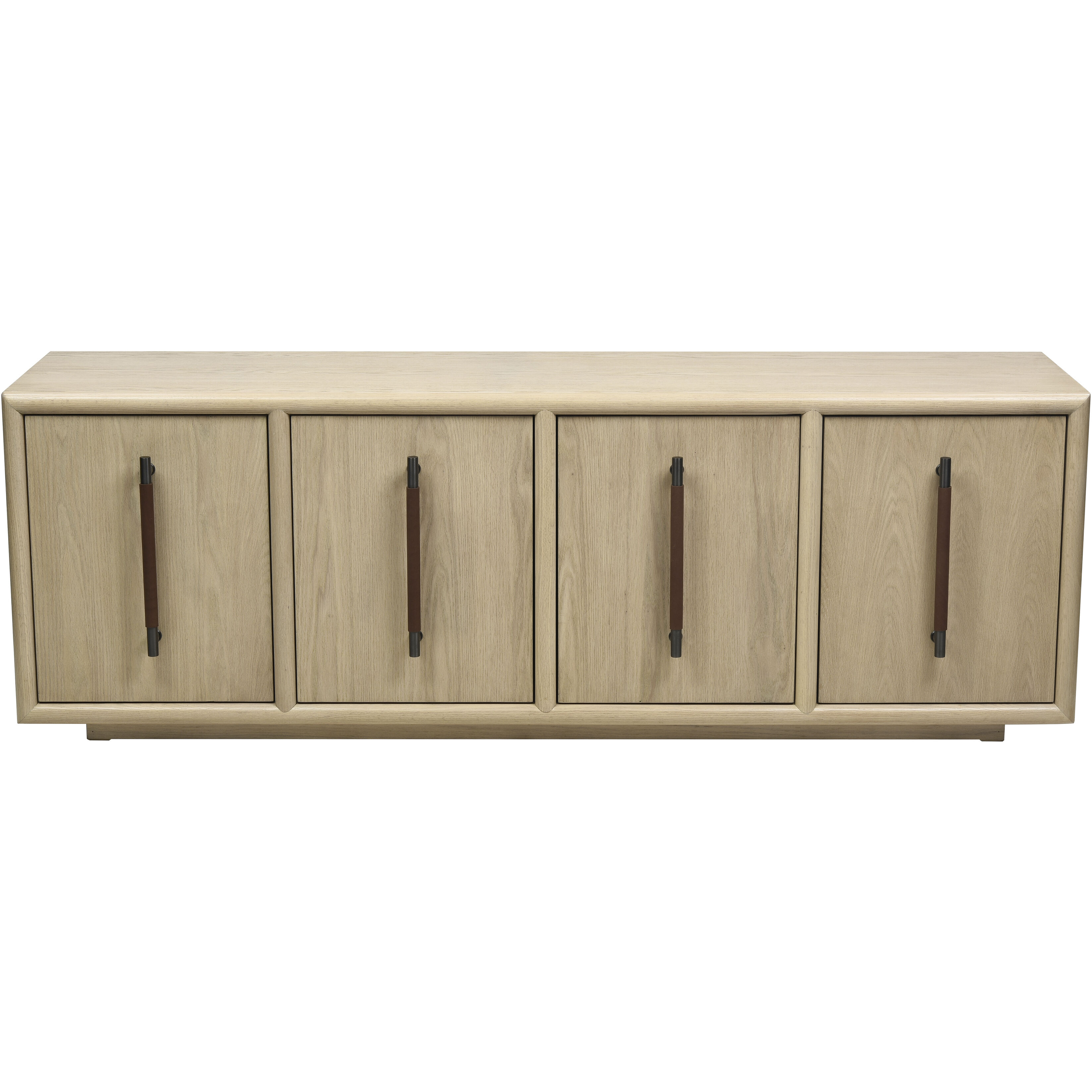 Yearling Light Oak with Blackened Bronze and Brown Credenza