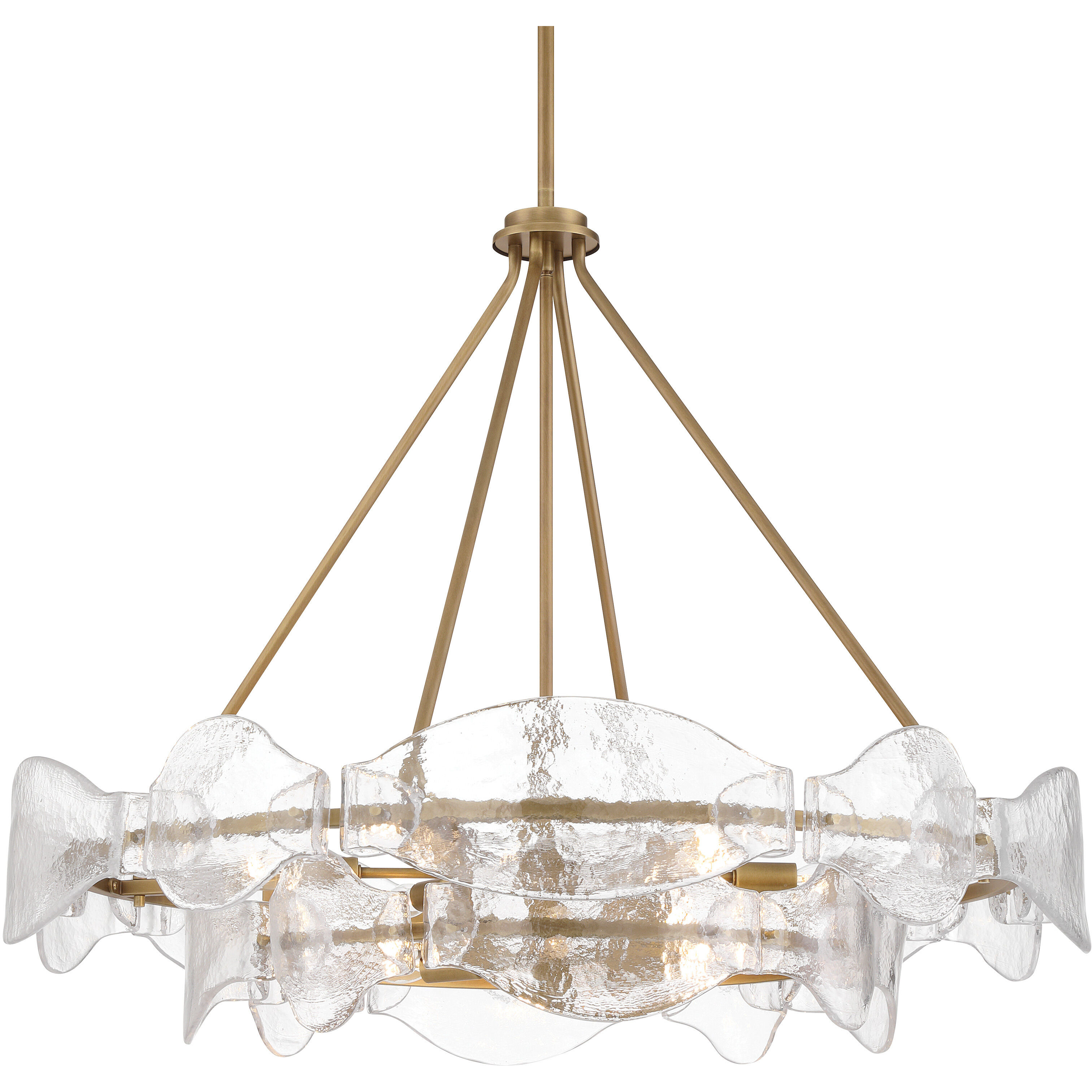Elora 12 Light 35.75 inch Legacy Brass Pendant Ceiling Light