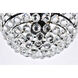 Emilia 5 Light 20 inch Black Flush Mount Ceiling Light