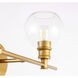 Collier 1 Light 14.7 inch Brass Wall sconce Wall Light, Left