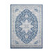 Monaco 87 X 63 inch Navy/Bright Blue/Cream/Silver Gray/Medium Gray Rugs
