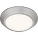 Verge LED 6 inch Brushed Nickel Flush Mount Ceiling Light
