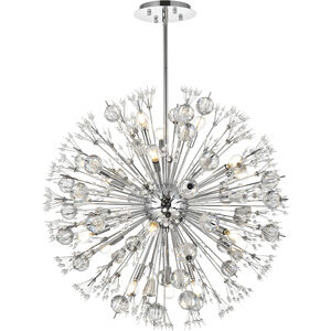 Vera 18 Light 32 inch Chrome Pendant Ceiling Light