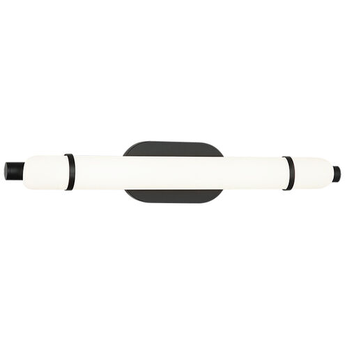 Finnegan LED 24 inch Black Bath Vanity Light Wall Light