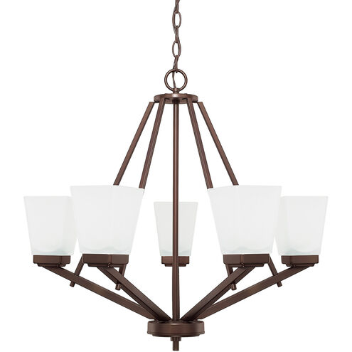 Baxley 5 Light 26 inch Bronze Chandelier Ceiling Light