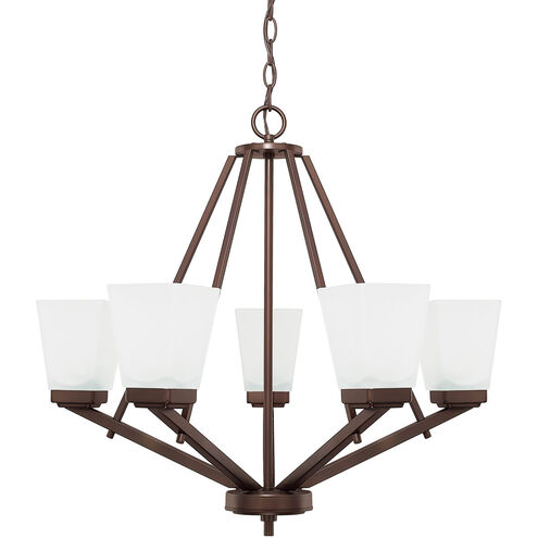 Baxley 5 Light 26 inch Bronze Chandelier Ceiling Light