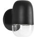 Yara LED 7.38 inch Black Exterior Wall