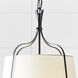 AH by Alexa Hampton Leander 3 Light Smith Steel Pendant Ceiling Light