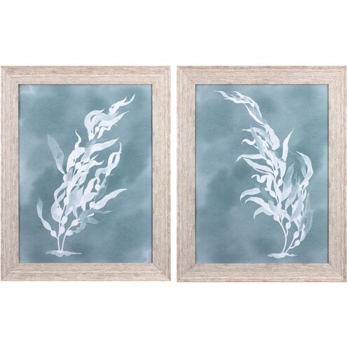 Waterside Collection Blue Framed Art