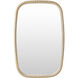 Dwarka 36 X 23.62 inch Brown Accent Mirror