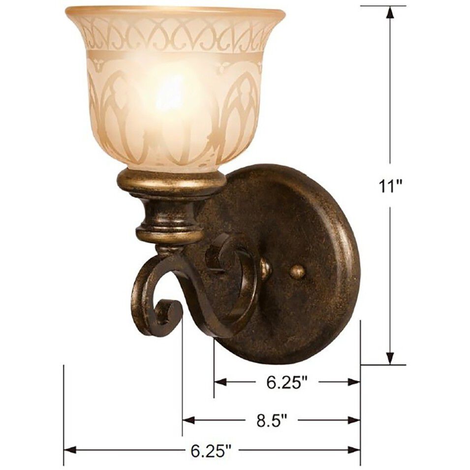 Norwalk 1 Light 6.25 inch Bronze Umber Sconce Wall Light