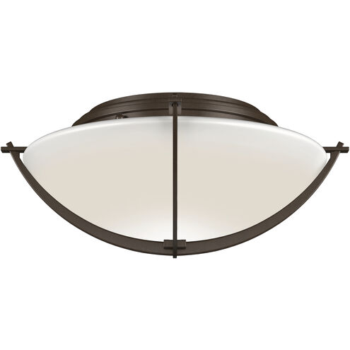 Compass 2 Light 15.7 inch White Flush Mount Ceiling Light