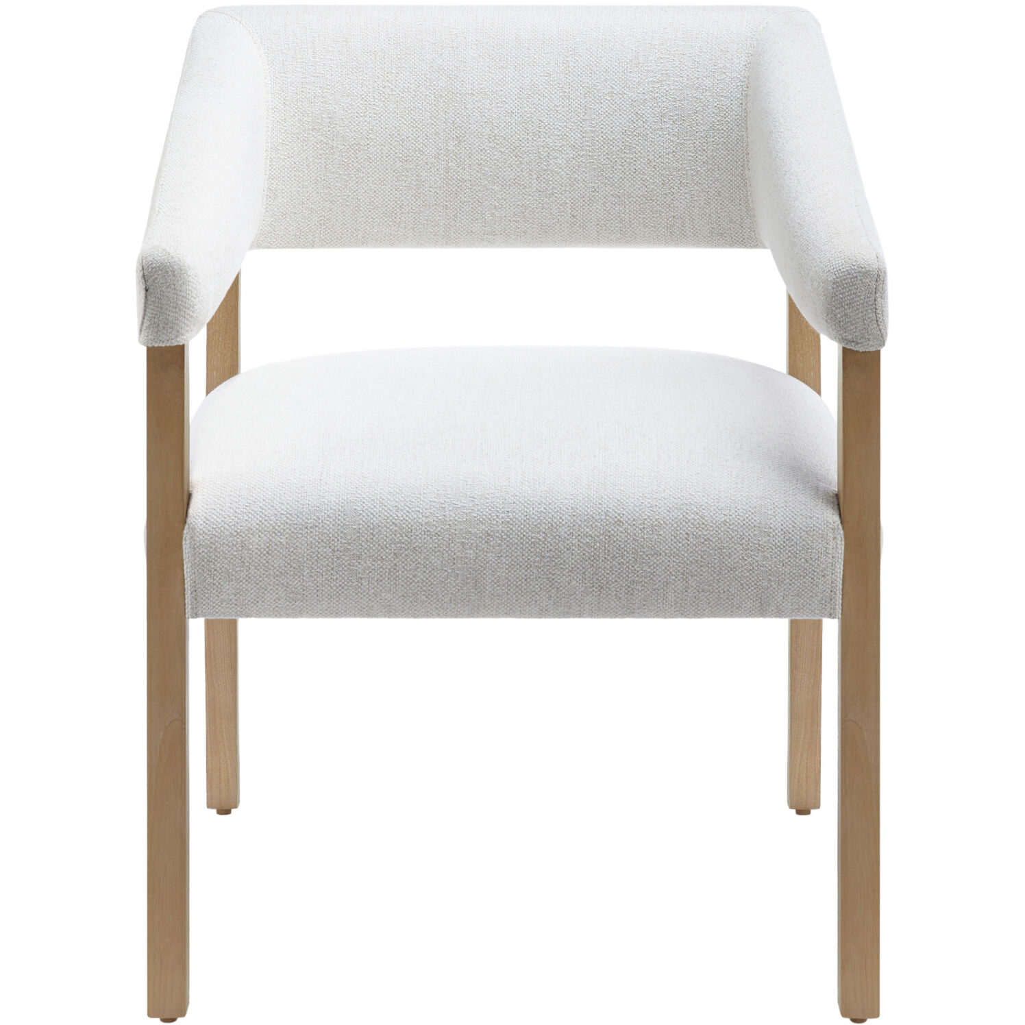 Grace Upholstery: Cream; Base: Wheat Dining Chair
