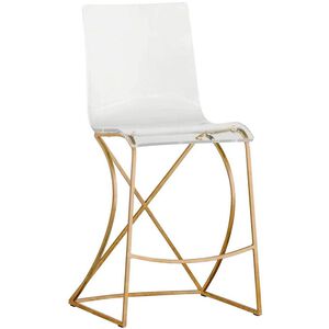 Johnson 40 inch Antique Gold Bar Counter Stool