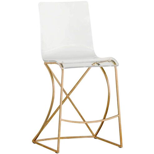 Johnson 40 inch Antique Gold Bar Counter Stool