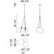 Magma LED 12.88 inch Black Chandelier Ceiling Light